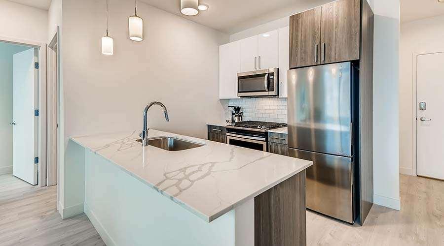 Sentral Michigan Avenue Aparthotel Чикаго Екстериор снимка Kitchen