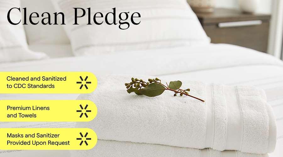 Sentral Michigan Avenue Aparthotel Чикаго Удобства снимка The Clean Pledge