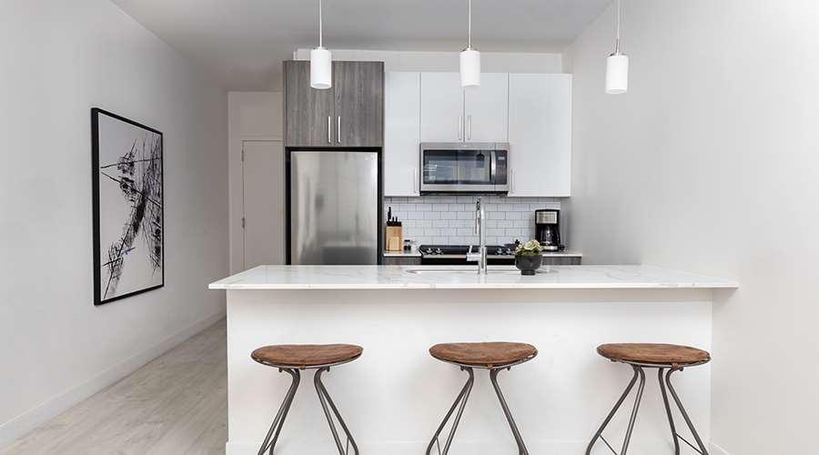Sentral Michigan Avenue Aparthotel Чикаго Екстериор снимка Kitchen